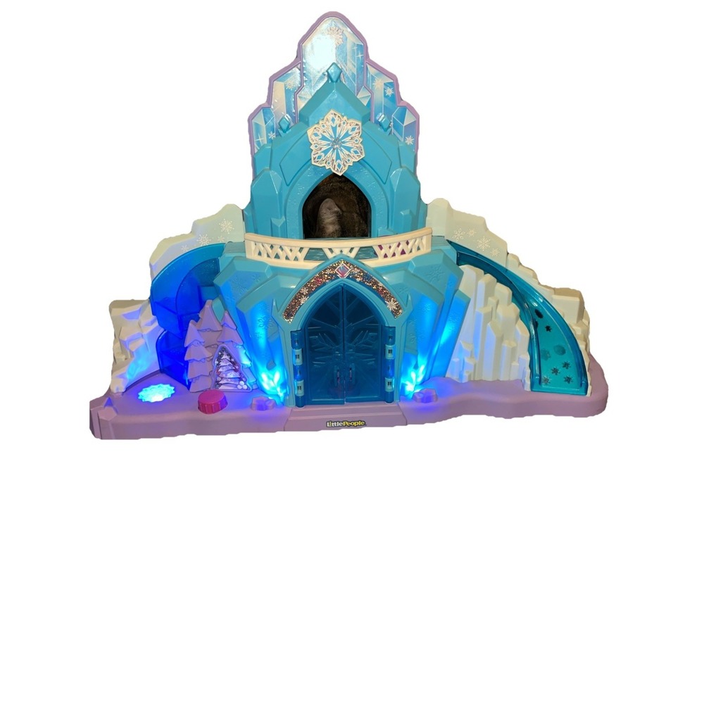 Fisher Price Little People Disney Frozen Castle Elsa's Ice Palace Lights Sounds